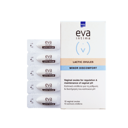 Eva Intima Lactic Вагинални овули за регулиране и поддържане на вагиналното pH х10 броя