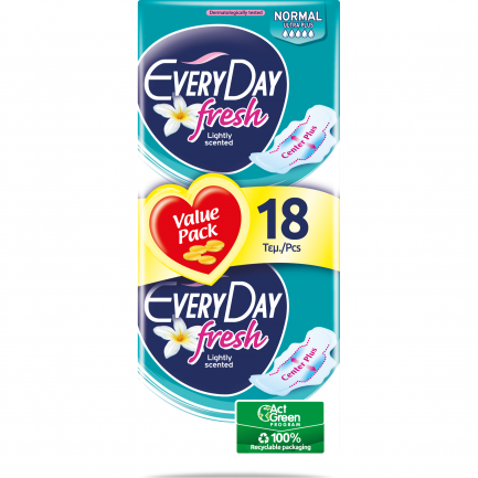 EveryDay Fresh Normal Дамски превръзки x18 броя