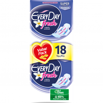 EveryDay Fresh Super Дамски превръзки x18 броя