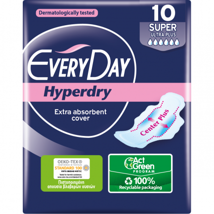 EveryDay Hyperdry Super Дамски превръзки x10 броя
