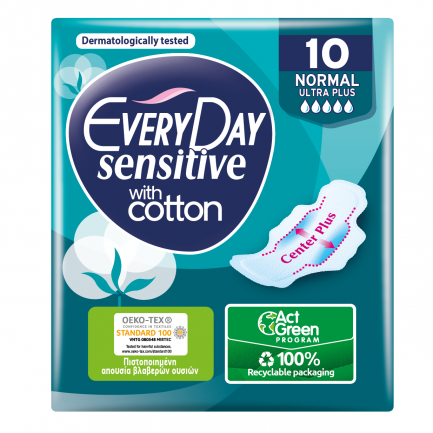 EveryDay Sensitive Normal Дамски превръзки x10 броя