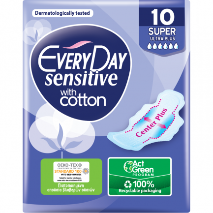 EveryDay Sensitive Super Дамски превръзки x10 броя
