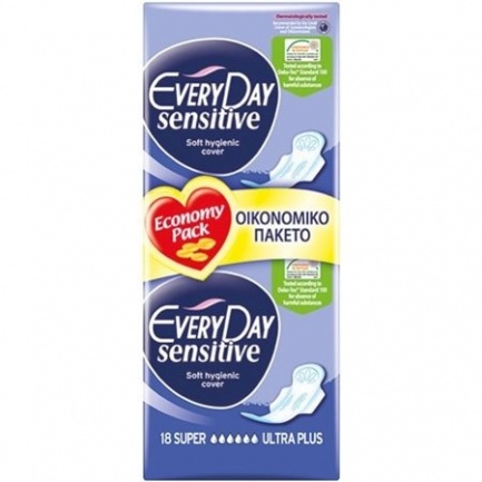 EveryDay Sensitive Super Дамски превръзки x18 броя