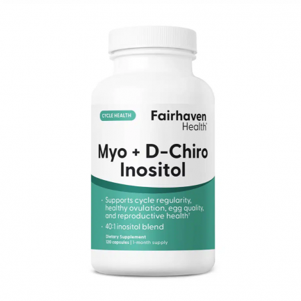 Fairhaven Health Мио+D-хиро Инозитол х120 капсули