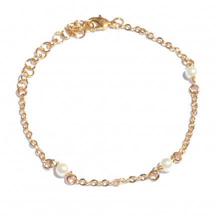 FARMA BIJOUX Гривна с малки перли 15/20 cm