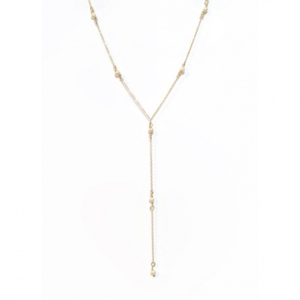 FARMA BIJOUX Колие с мъниста и висулка 12 cm Glamour Collection 43 cm