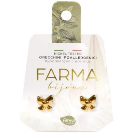 FARMA BIJOUX Обеци с ленти 10 mm