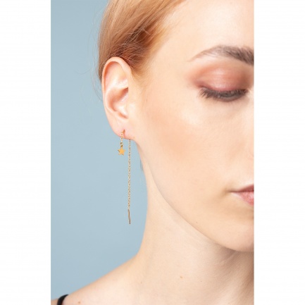 FARMA BIJOUX Обеци звезди 80 mm