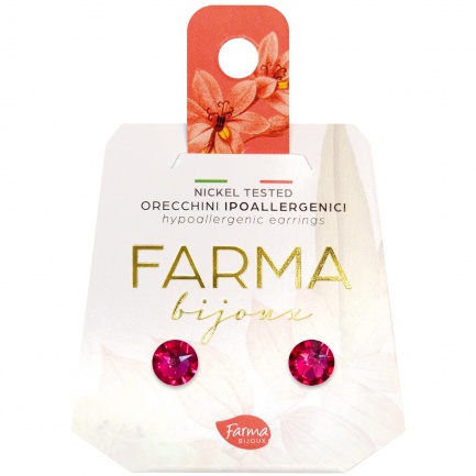 FARMA BIJOUX Обици Xirius плосък 6,33 mm ВЕ 58С38