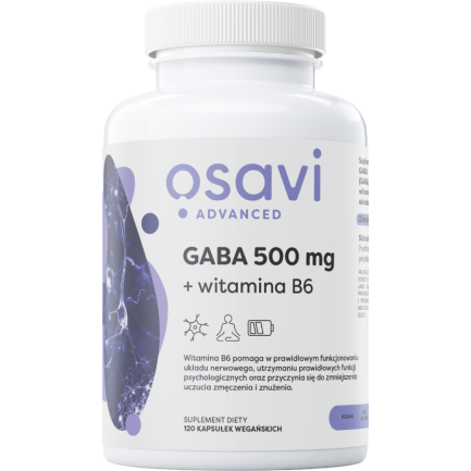 GABA 500 mg + Vitamin B6 x 120 капсули