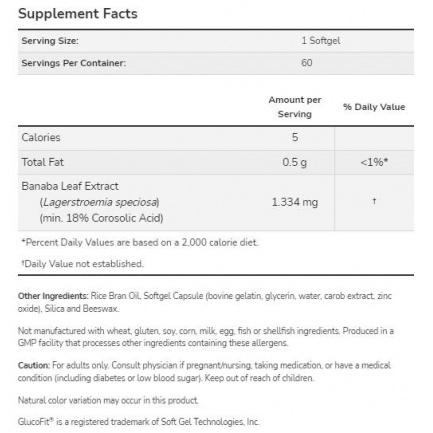 GlucoFit® | Banaba Leaf Extract