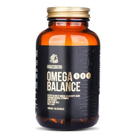 GRASSBERG Omega 3-6-9 Balance 1000 mg / 90 Softgels