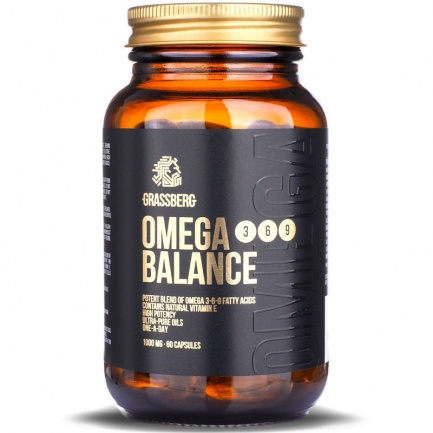GRASSBERG Omega 3-6-9 Balance 1000mg - Омега | 60 sgels