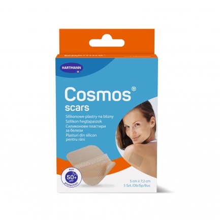 Hartmann Cosmos Силиконов пластир за белези 5 cm/7,2 cm х5 броя