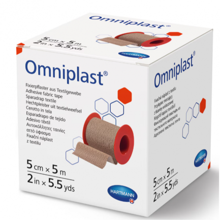 Hartmann Omniplast Текстилна лента размер 5 cm/5 m