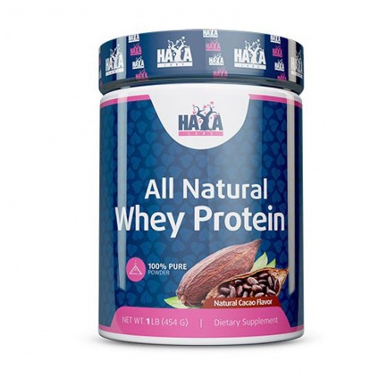 Haya Labs 100% Суроватъчен протеин Какао 454 g