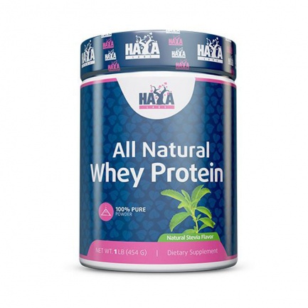 Haya Labs Суроватъчен протеин Стевиа 454 g