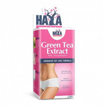 Haya Labs Зелен чай 500 mg х 60 капсули