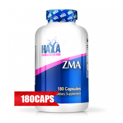 Haya Labs ZMA Цинк, Магнезий и Витамин В6 х180 капсули