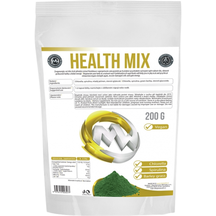 Health Mix Vegan | with Chlorella, Spirulina and Barley / 0.200 gr