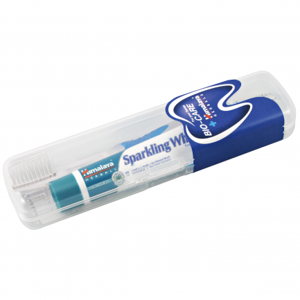 Himalaya Travel Pack Четка за зъби Silver + Паста за зъби Sparkly 40 g