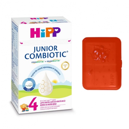 Hipp 2099 JUNIOR Combiotic 4 Mляко за малки деца 500 g + кутия за храна