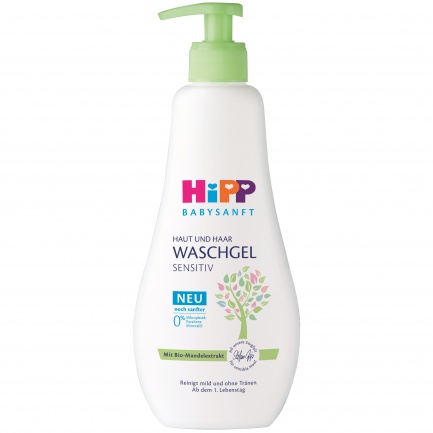 Hipp 90121 BabySanft Душ гел за коса и тяло 400 ml