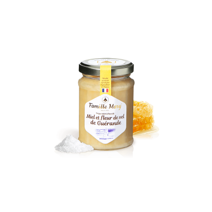 Honey & fleur de sel de Guérande - Мед и морска сол, 230 g
