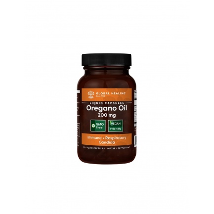 Храносмилателна, имунна и дихателна системи - Риган масло, 200 mg x 60 капсули