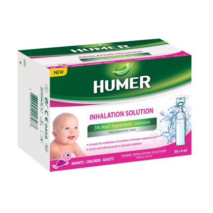 Humer Хипертоничен разтвор за инхалации 4 ml х30 дози
