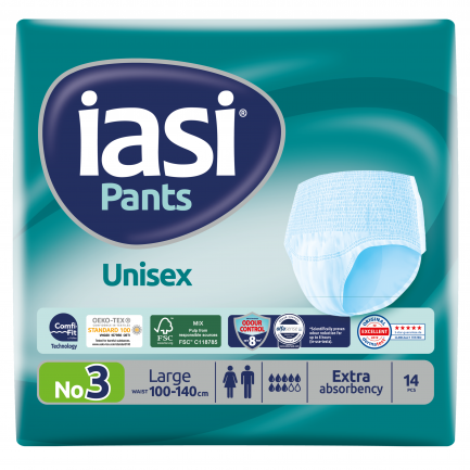 Iasi Pants Гащи за възрастни Unisex 3, Large х14 броя
