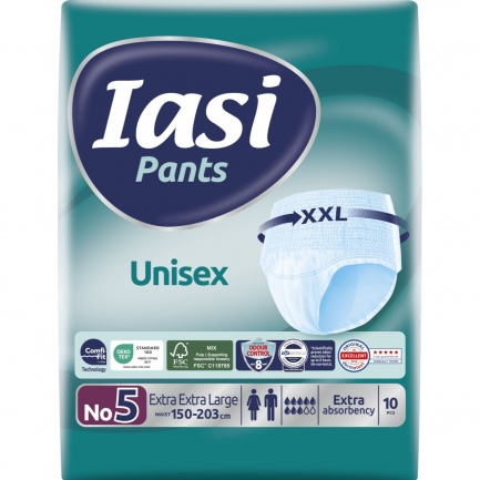 Iasi Pants Гащи за възрастни Unisex 5, XXL х10 броя
