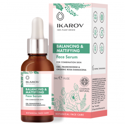 Ikarov Балансиращ и матиращ серум за лице за комбинирана кожа 30 ml