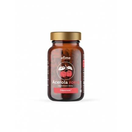 Имунитет - Ацерола ФОРТЕ Efime (натурален източник на Витамин С),500 mg х 60 капсули