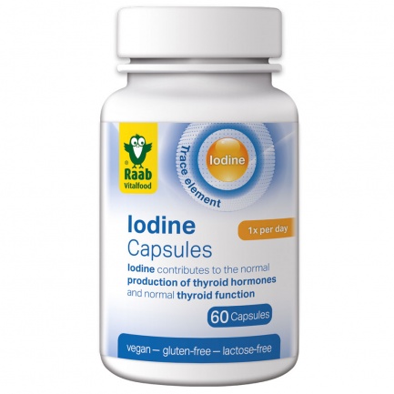 ЙОД / IODINE – Raab Vitalfood (60 капс)