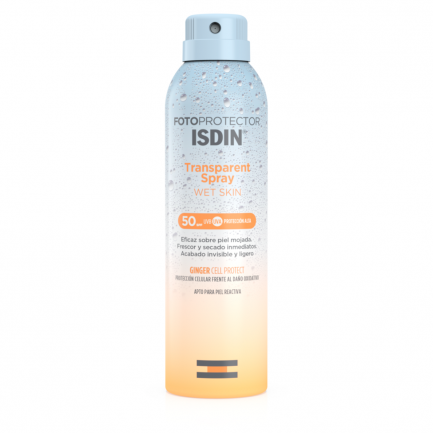 ISDIN Прозрачен и освежаващ слънцезащитен спрей SPF50 250 ml