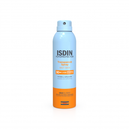ISDIN Прозрачен и освежаващ слънцезащитен спрей SPF50 250 ml