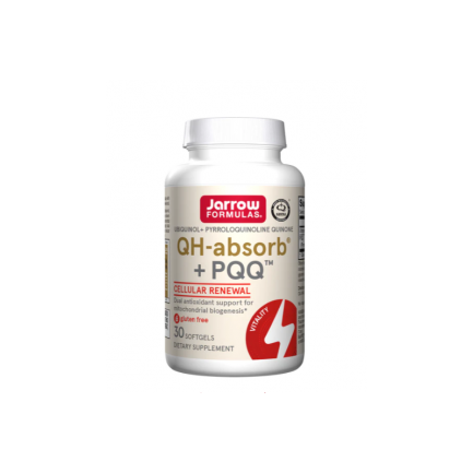 Jarrow Formulas Ubiquinol+PQQ - QH-absorb® + PQQ™ - Убихинол | 30 sgels