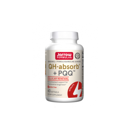 Jarrow Formulas Ubiquinol+PQQ - QH-absorb® + PQQ™ - Убихинол | 60 sgels