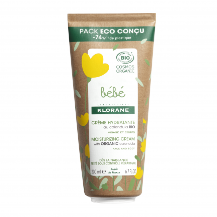 Klorane Bebe Хидратиращ крем с органичен невен за лице и тяло 200 ml