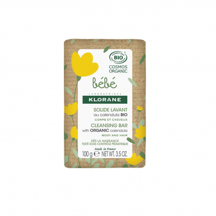 Klorane Био сертифициран измивен сапун с органичен невен за тяло и коса 100 g