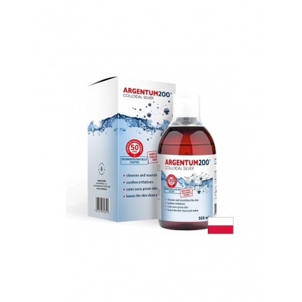 Колоидно сребро Argentum200® - 50ppm, 500 ml