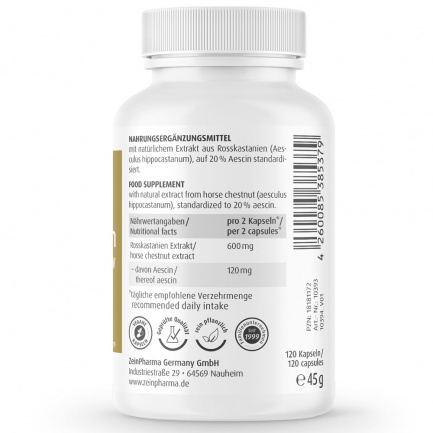 КОНСКИ КЕСТЕН / HORSE CHESTNUT – ZeinPharma (120 капс)