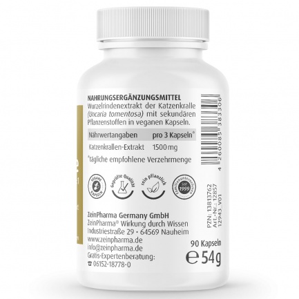 КОТЕШКИ НОКЪТ / CAT’S CLAW - ZeinPharma (90 капс)