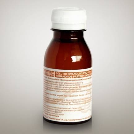 Купро Риванолов разтвор 0.1% 100 ml