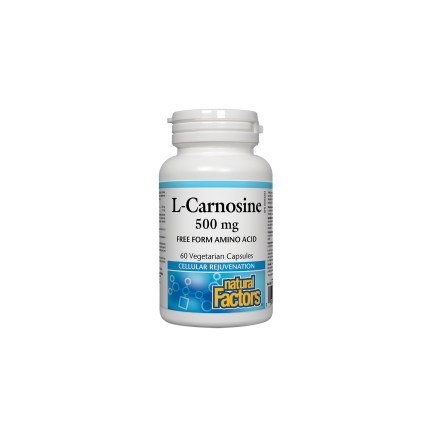 L-Carnosine/ Л-Карнозин 500 mg х 60 капсули Natural Factors