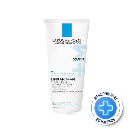 La Roche-Posay Lipikar Baume Light AP+M Лек успокояващ балсам за лице и тяло 200 ml