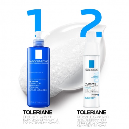 La Roche-Posay Toleriane Пенещ се гел с двоен ефект 400 ml