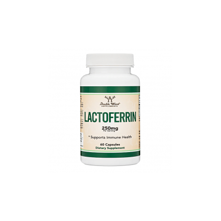 Лактоферин - Lactoferrin, 60 капсули Double Wood