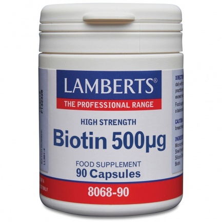 Lamberts Биотин 500 mg х90 таблетки